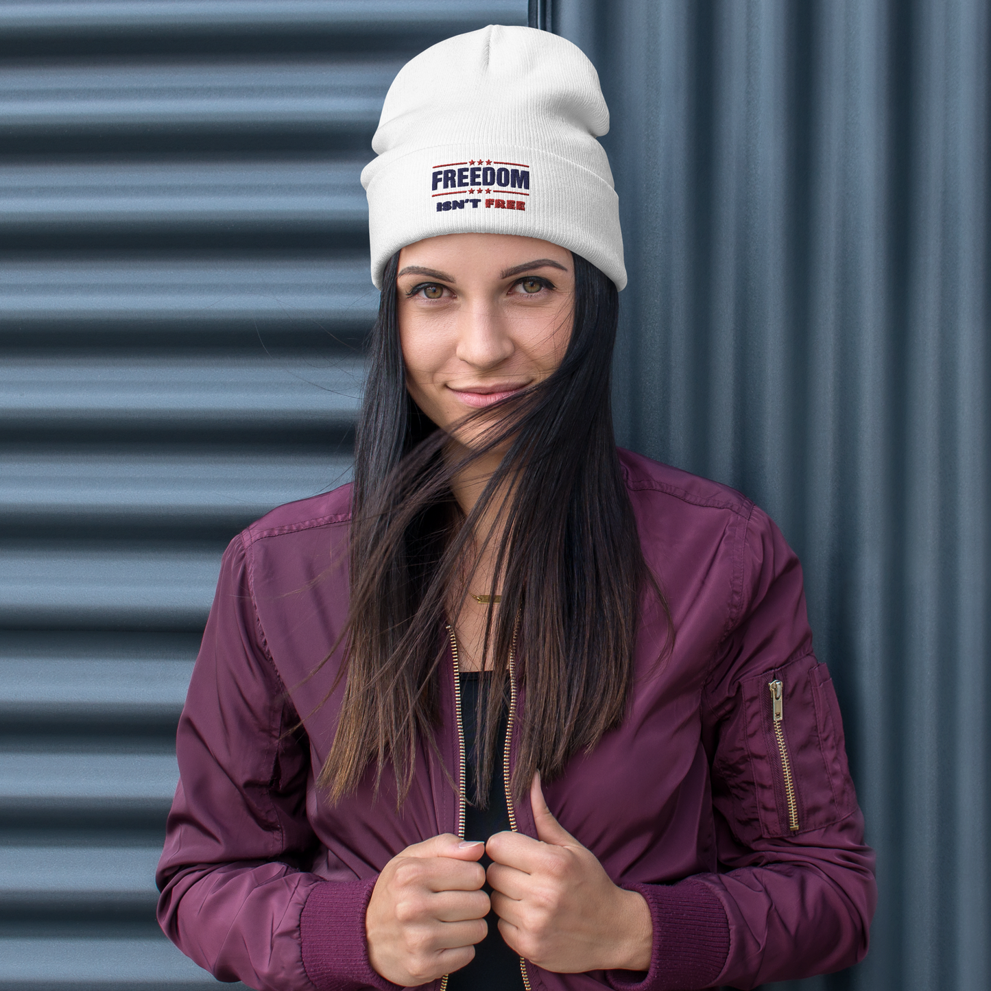 Freedom Isn't Free Knit Beanie