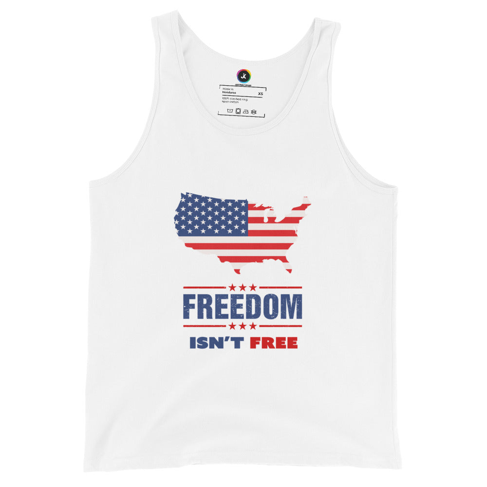 Freedom Isn't Free Bella+Canvas White Unisex Tank