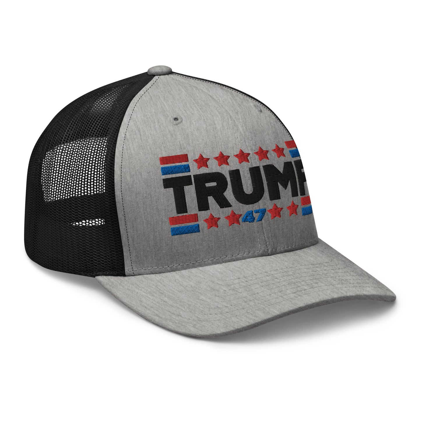 Trump 47 Light Yupoong Retro Trucker Hat | Pro Trump 2024 Election Cap