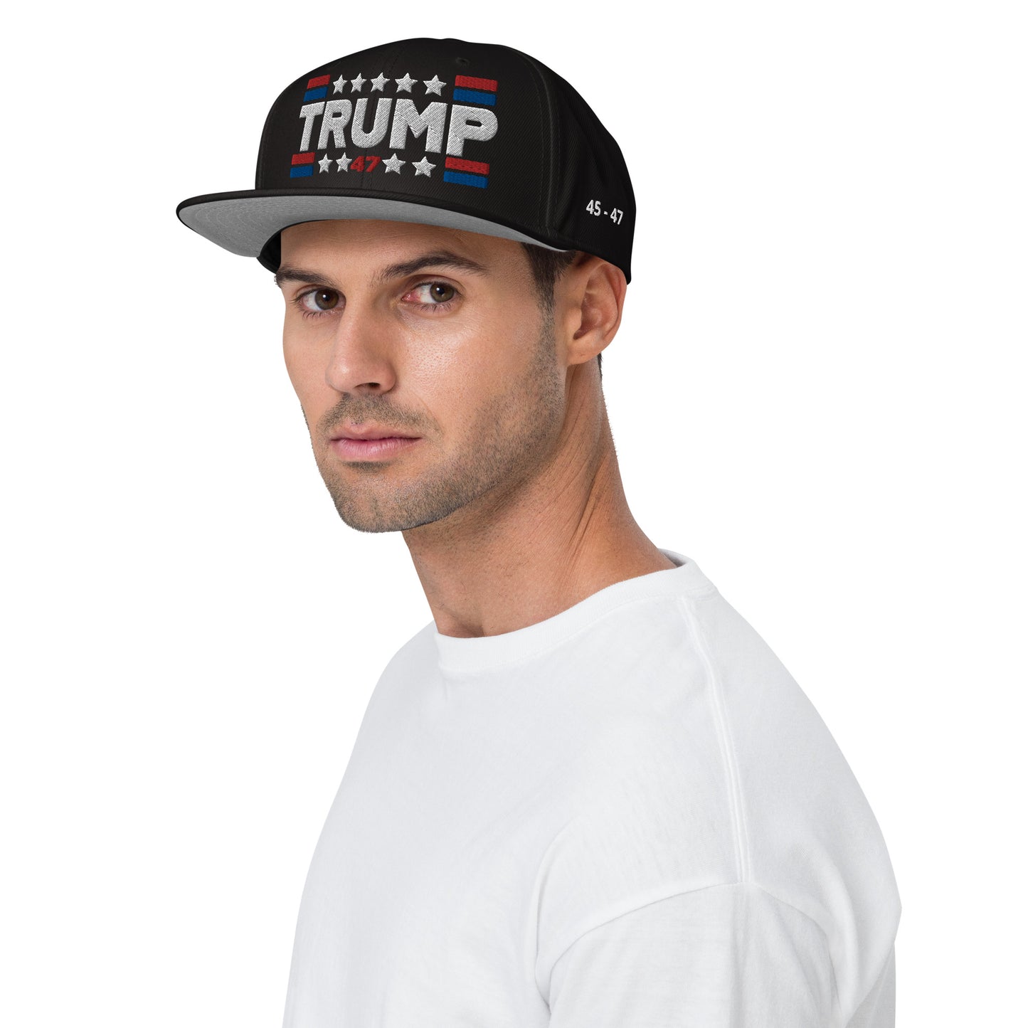 Trump 47 Dark Otto Snapback Hat | Pro Trump 2024 Cap