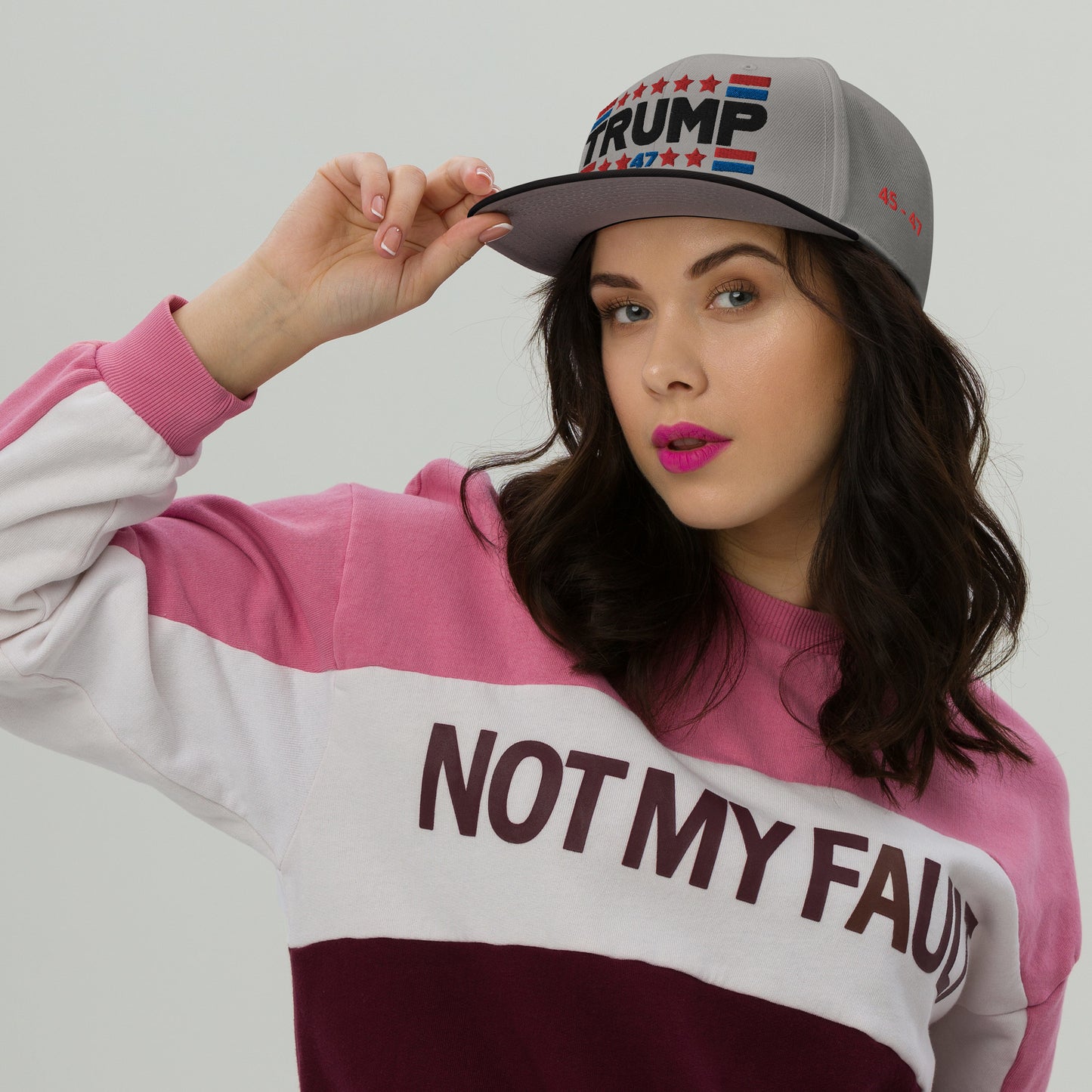 Trump 47 Light Otto Snapback Hat | Pro Trump 2024 Cap