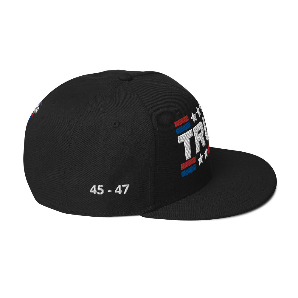 Trump 47 Dark Otto Snapback Hat | Pro Trump 2024 Cap