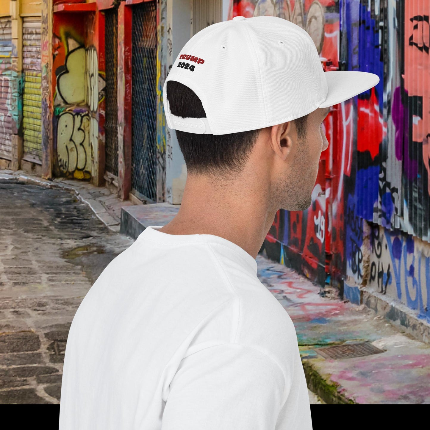 Trump Take America Back - Trump 2024 White Snapback Hat