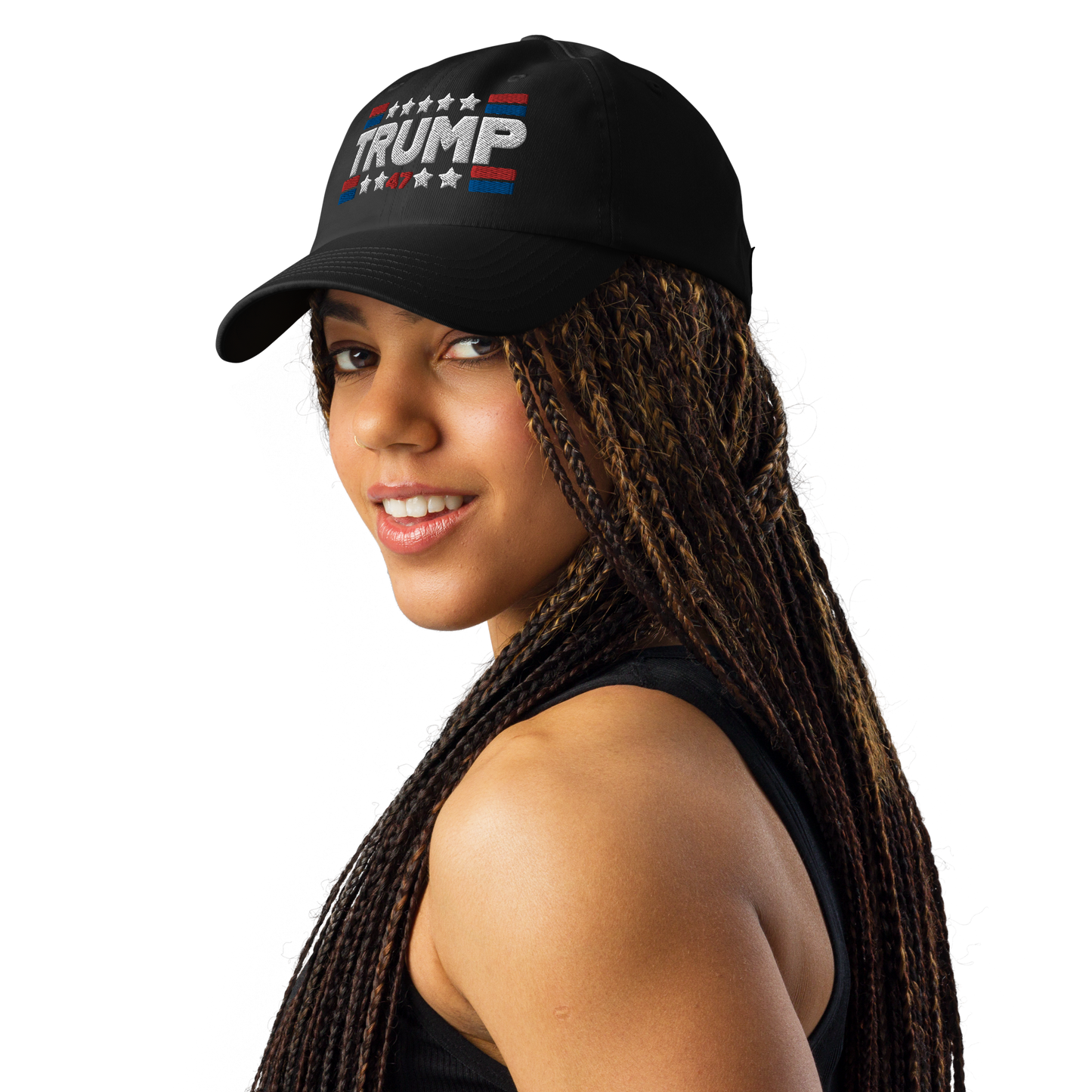 Trump 47 Dark Under Armour Dad Hat | Pro Trump Cap for 2024 Election