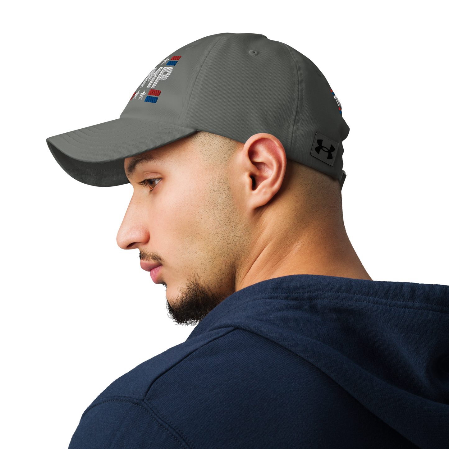 Trump 47 Dark Under Armour Dad Hat | Pro Trump Cap for 2024 Election