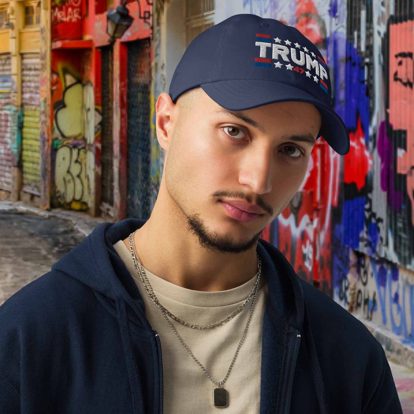 Trump 47 Dark Under Armour Dad Hat | Pro Trump Cap for 2024 Election