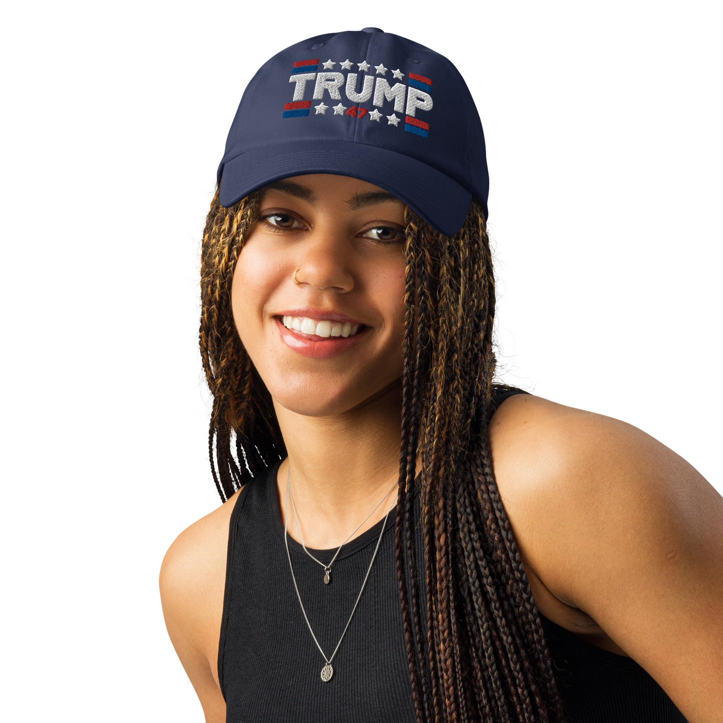 Trump 47 Dark Under Armour Dad Hat | Pro Trump Cap for 2024 Election