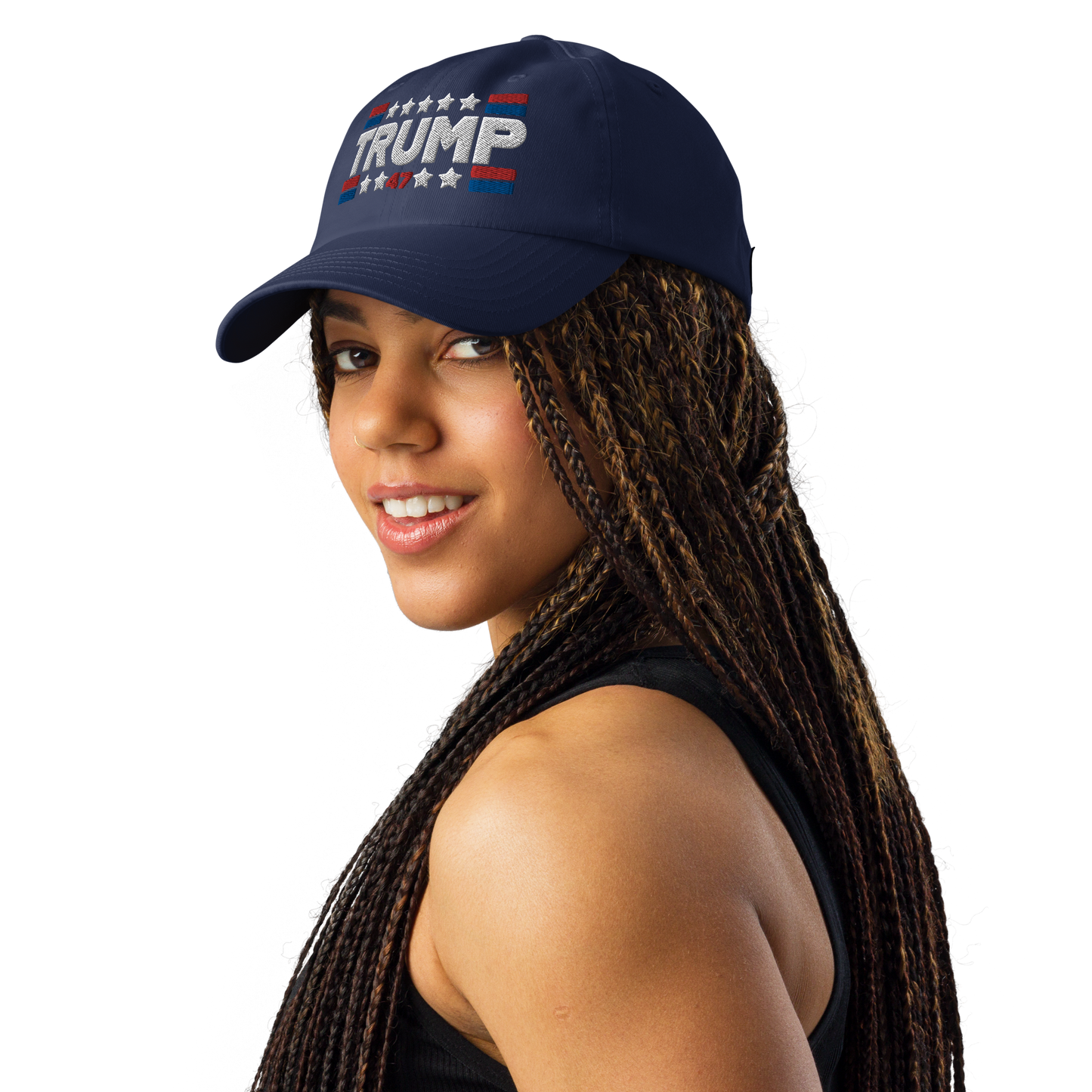 Trump 47 Dark Under Armour Dad Hat | Pro Trump Cap for 2024 Election