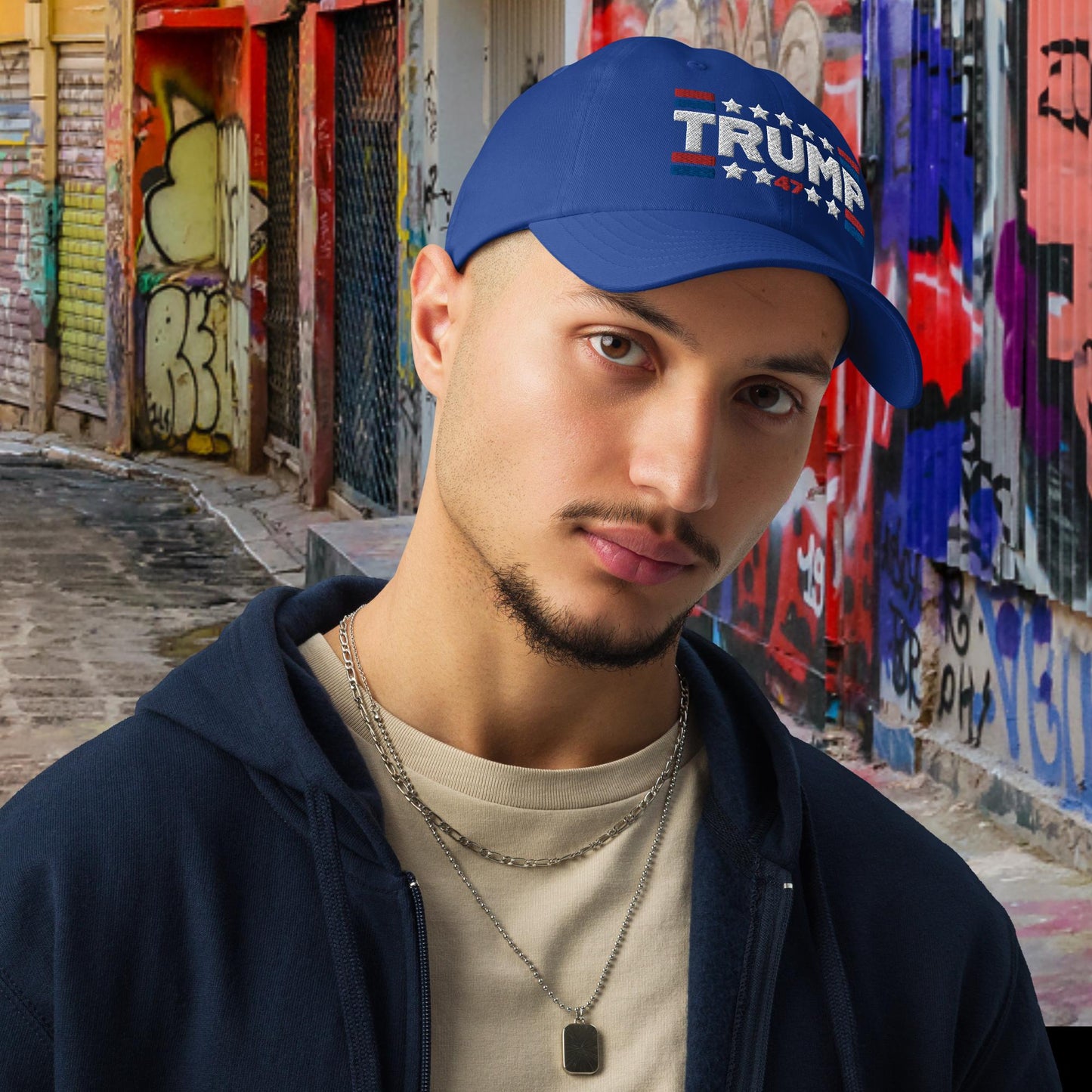 Trump 47 Dark Under Armour Dad Hat | Pro Trump Cap for 2024 Election