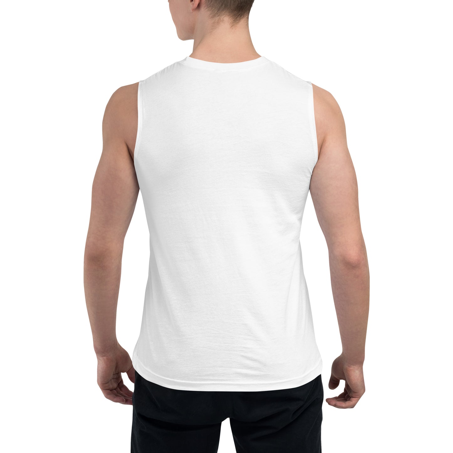 Trump Take America Back White Bella+Canvas Muscle Shirt