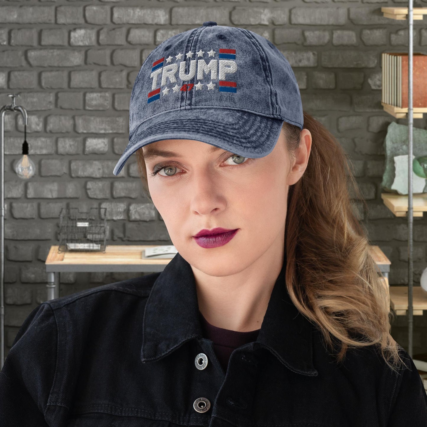 Trump 47 Vintage Cotton Twill Cap