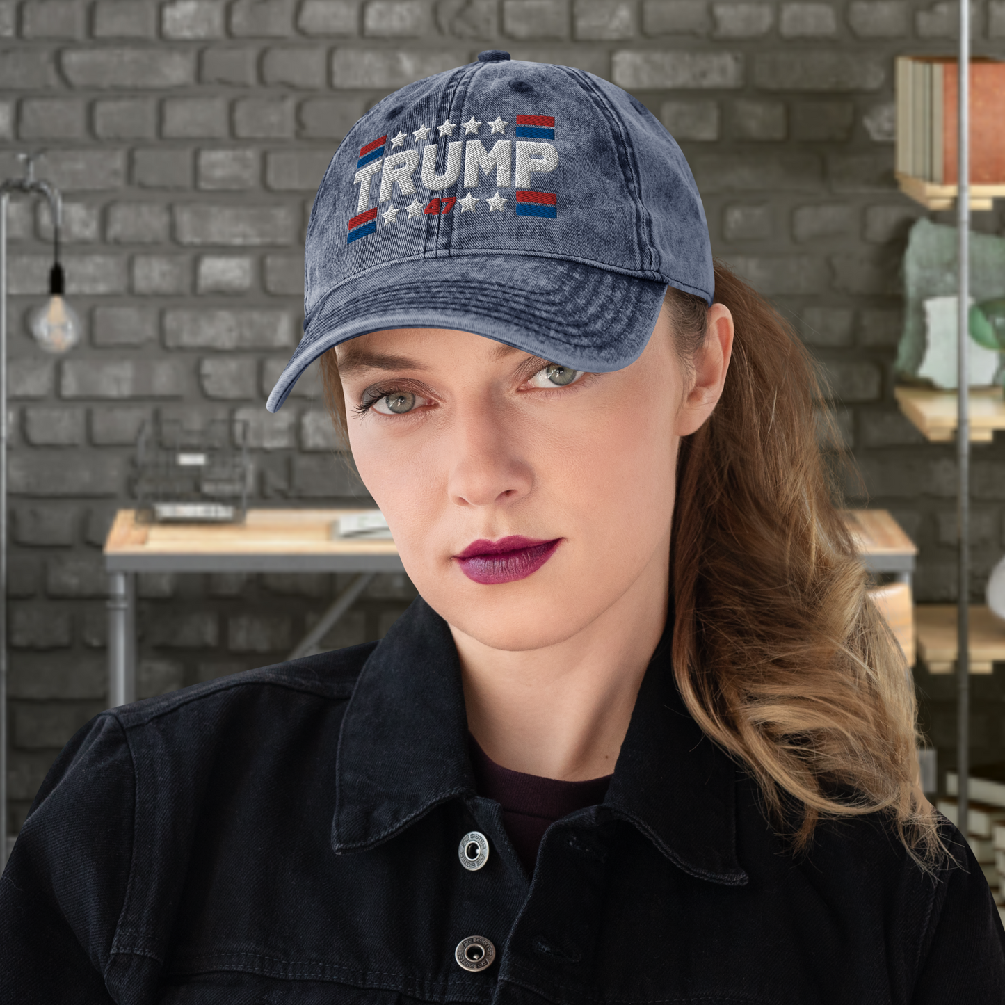 Trump 47 Vintage Cotton Twill Cap