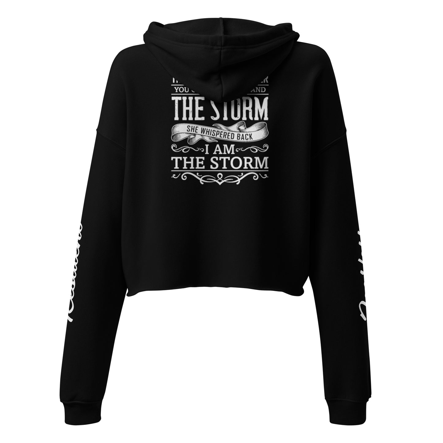 I Am the Storm Bella+Canvas Crop Hoodie