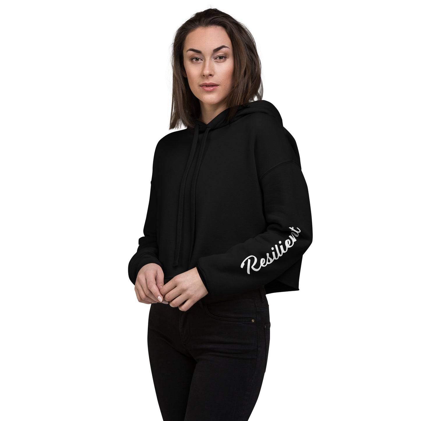 I Am the Storm Bella+Canvas Crop Hoodie
