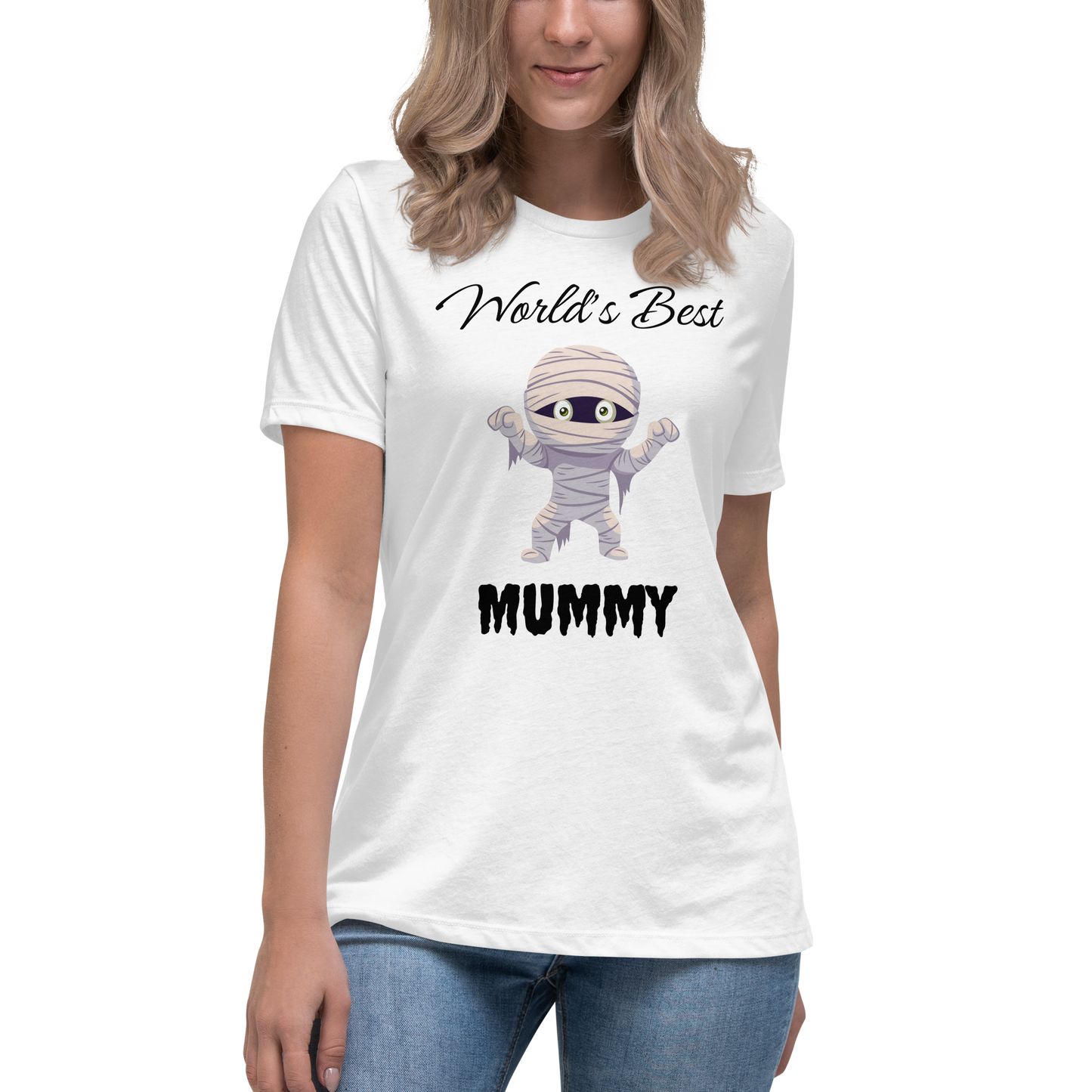 World's Best Mummy Women's Light Relaxed Bella+Canvas T-Shirt