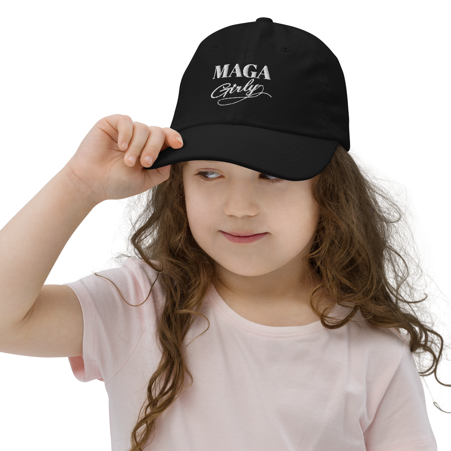 Youth MAGA Girly Baseball Hat