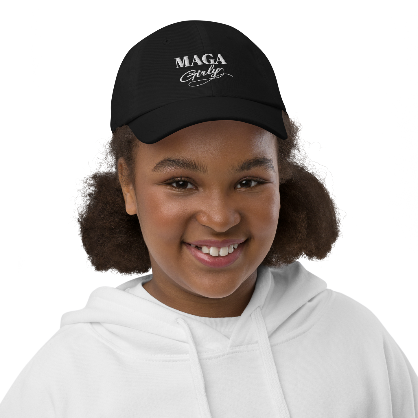 Youth MAGA Girly Baseball Hat
