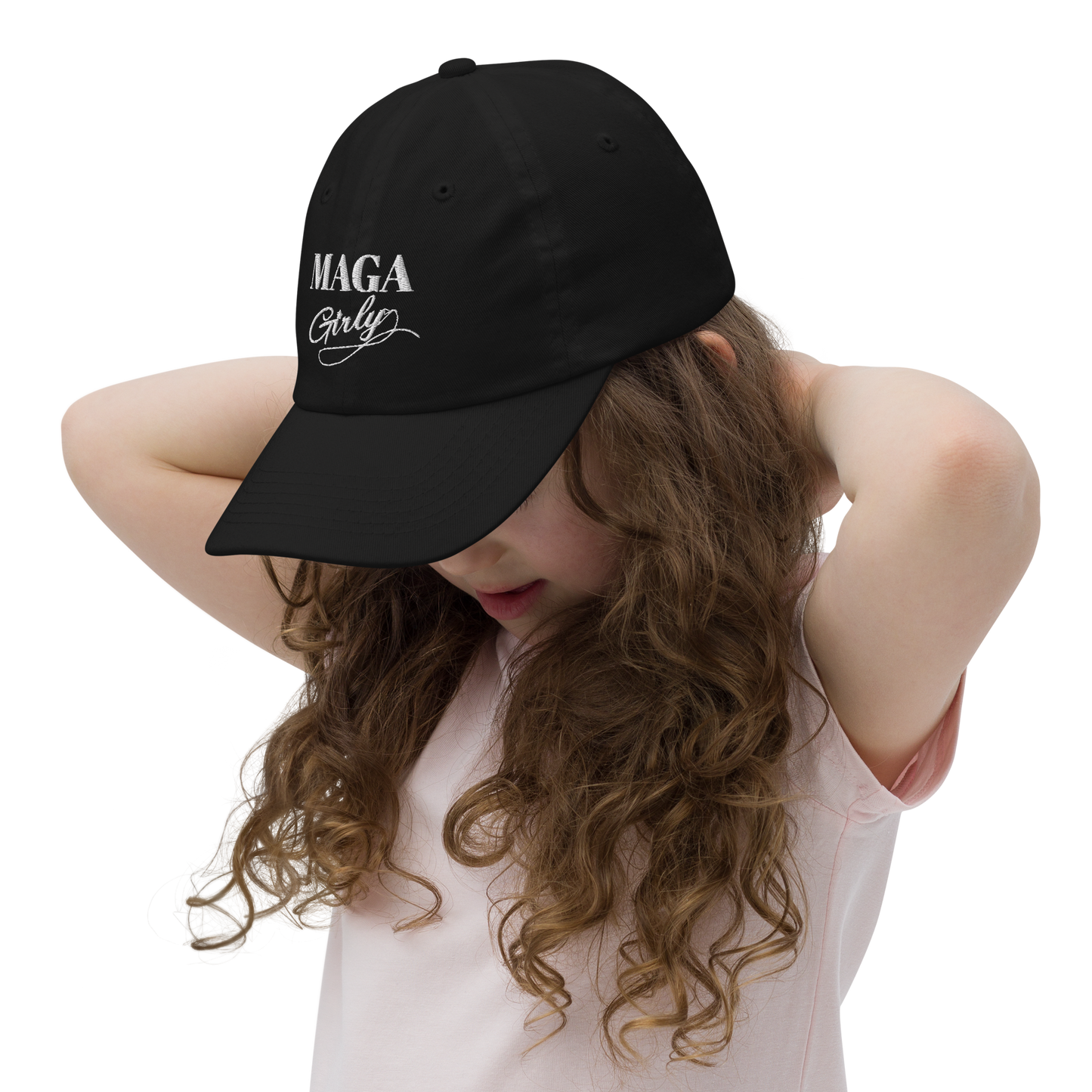Youth MAGA Girly Baseball Hat