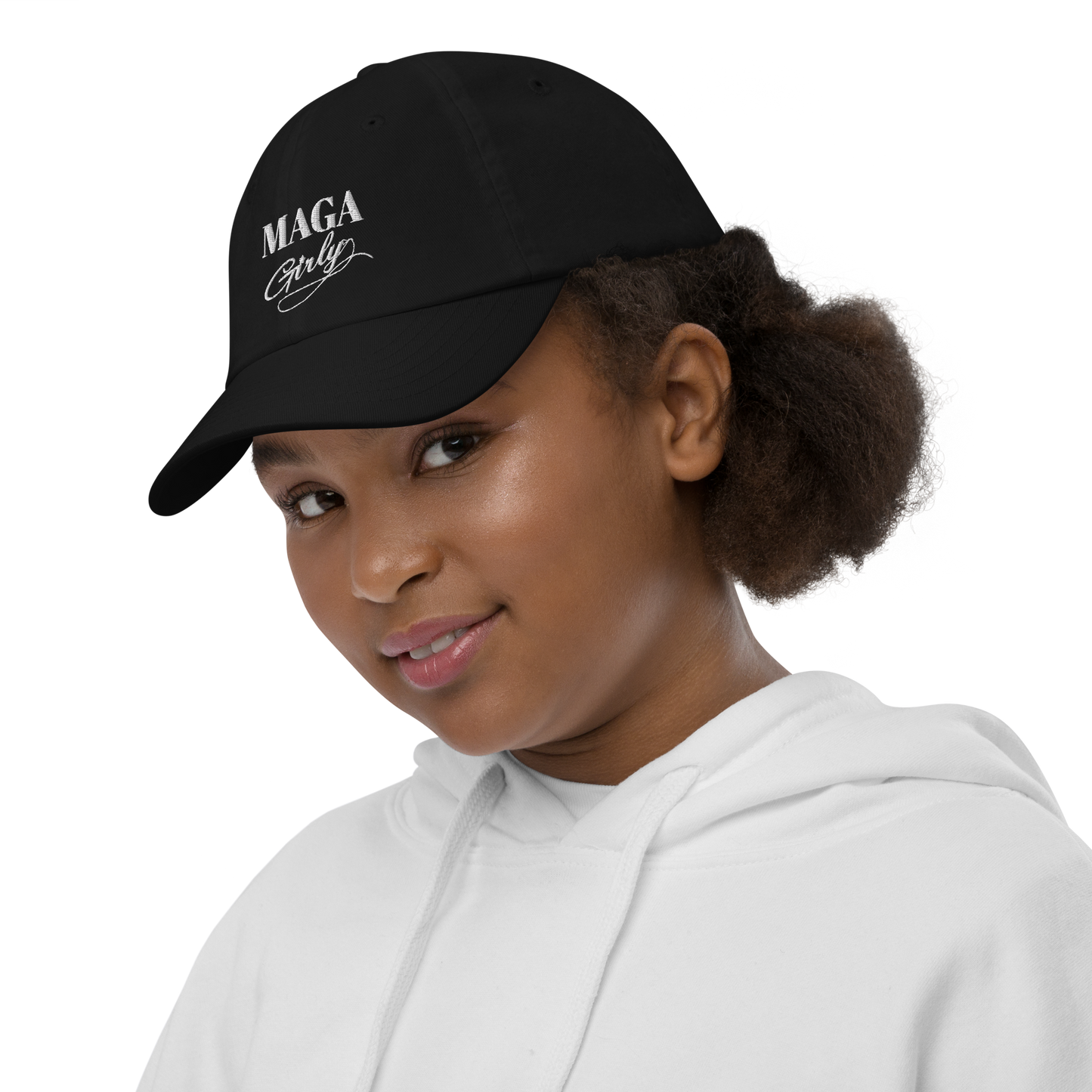 Youth MAGA Girly Baseball Hat