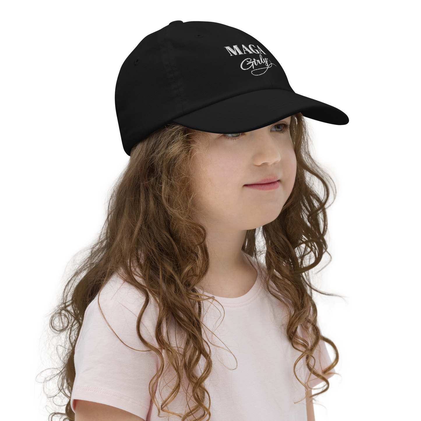 Youth MAGA Girly Baseball Hat
