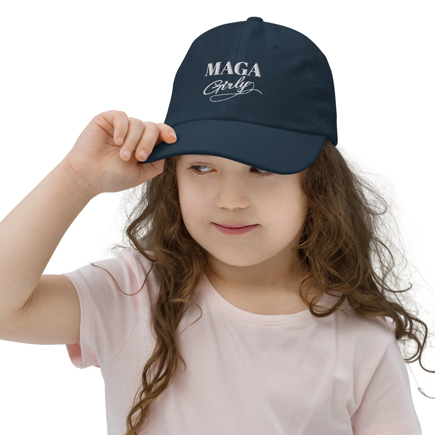 Youth MAGA Girly Baseball Hat