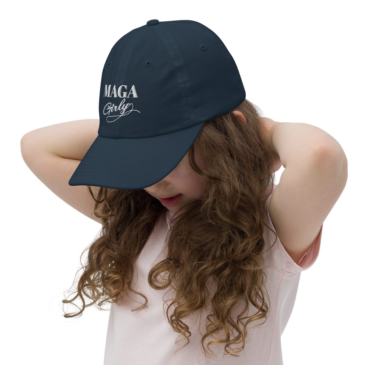 Youth MAGA Girly Baseball Hat