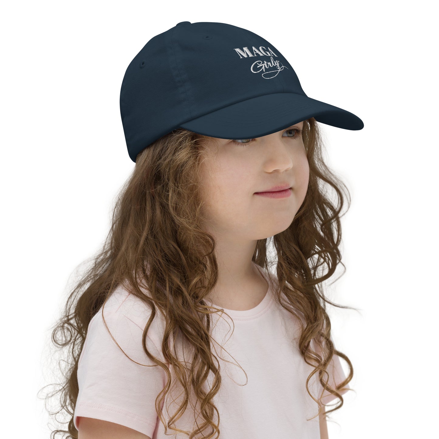 Youth MAGA Girly Baseball Hat