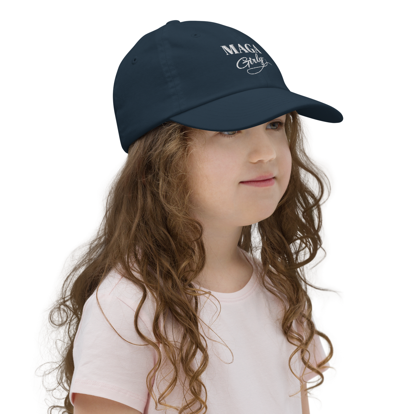 Youth MAGA Girly Baseball Hat