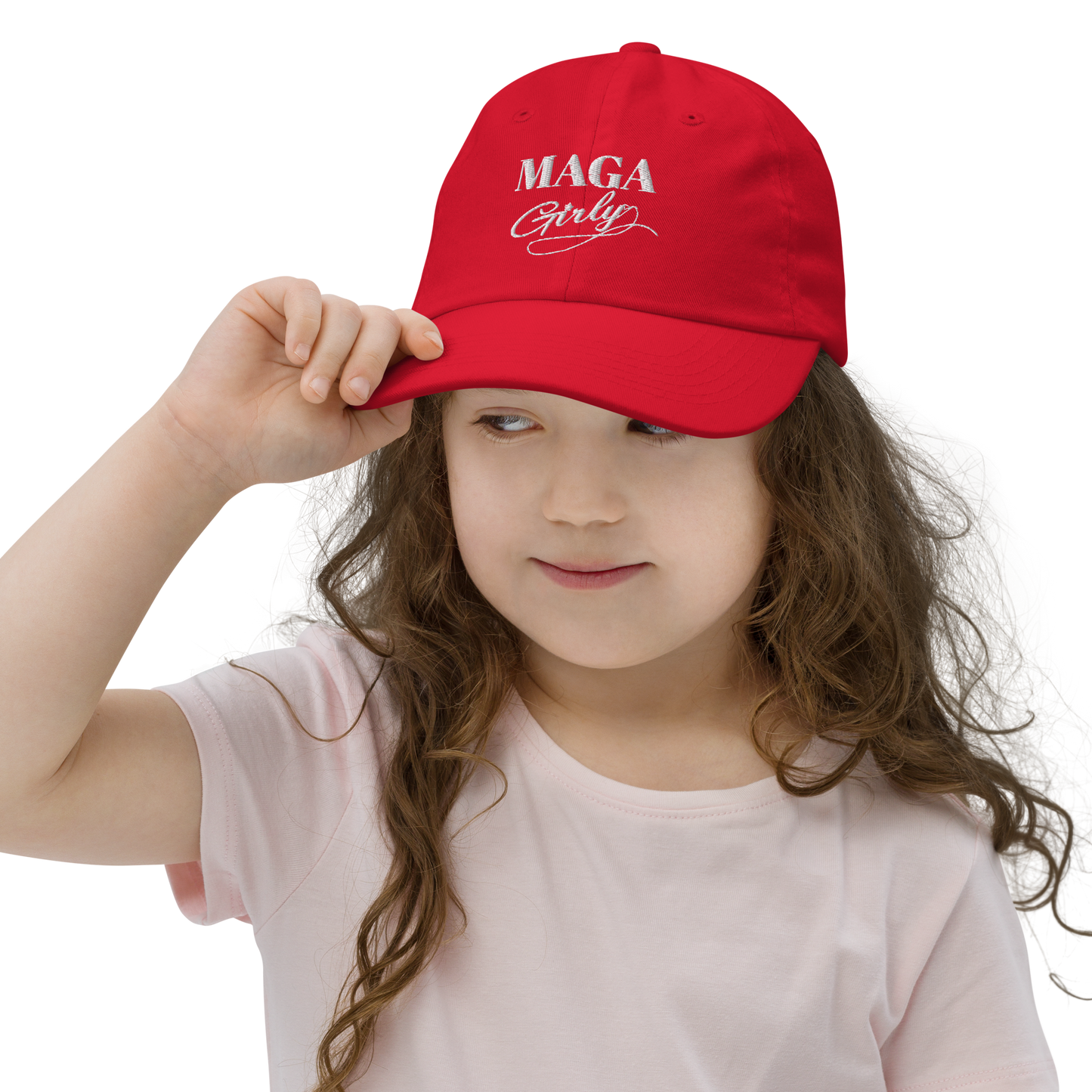 Youth MAGA Girly Baseball Hat