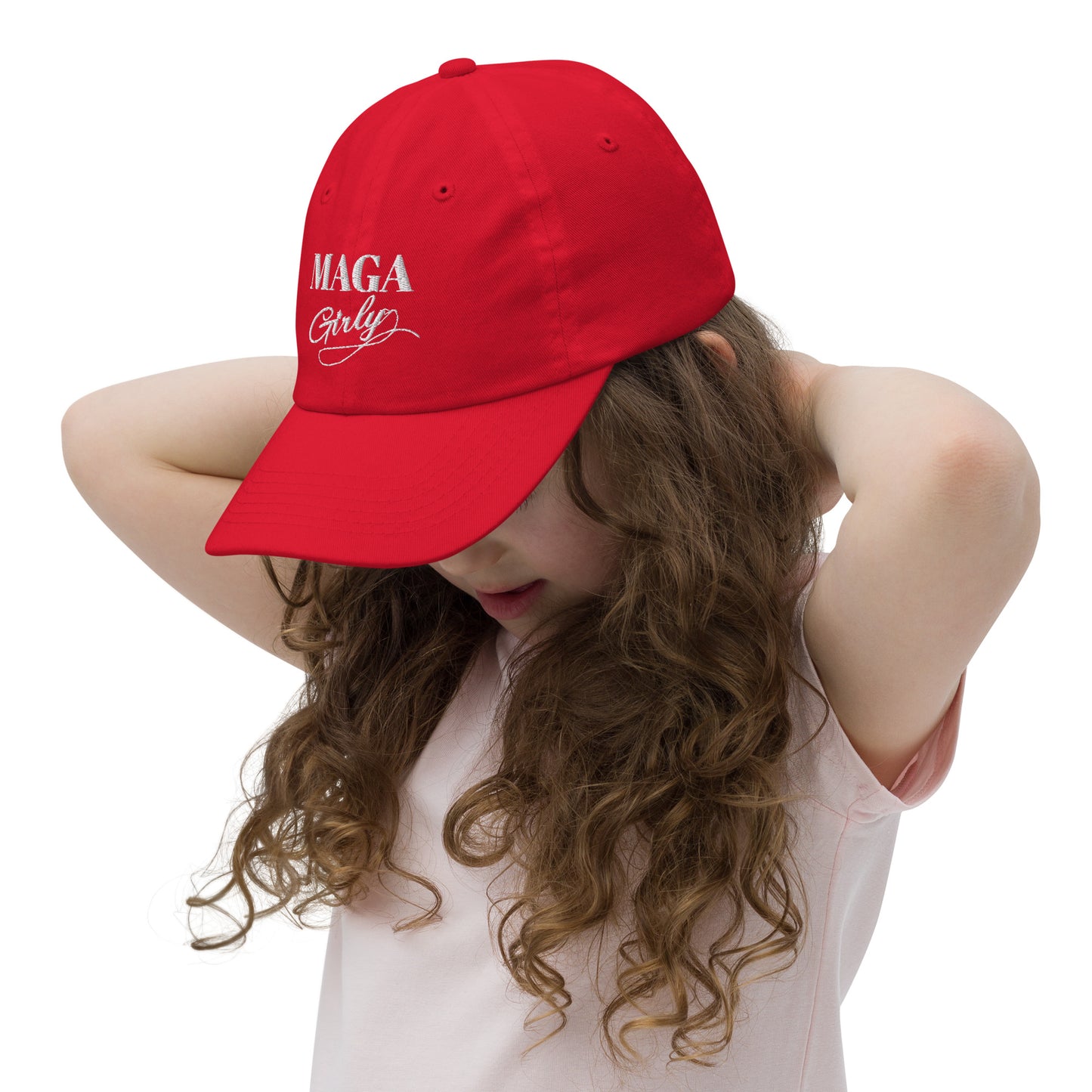 Youth MAGA Girly Baseball Hat