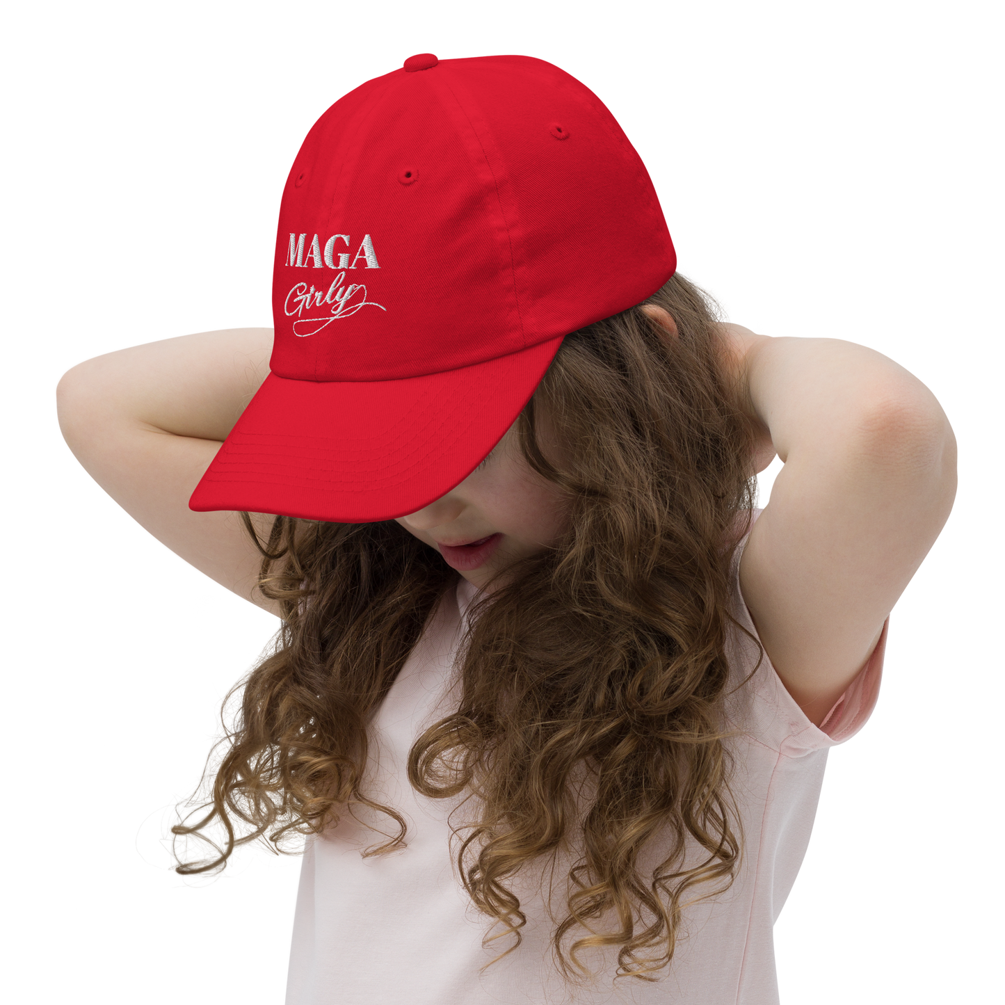 Youth MAGA Girly Baseball Hat
