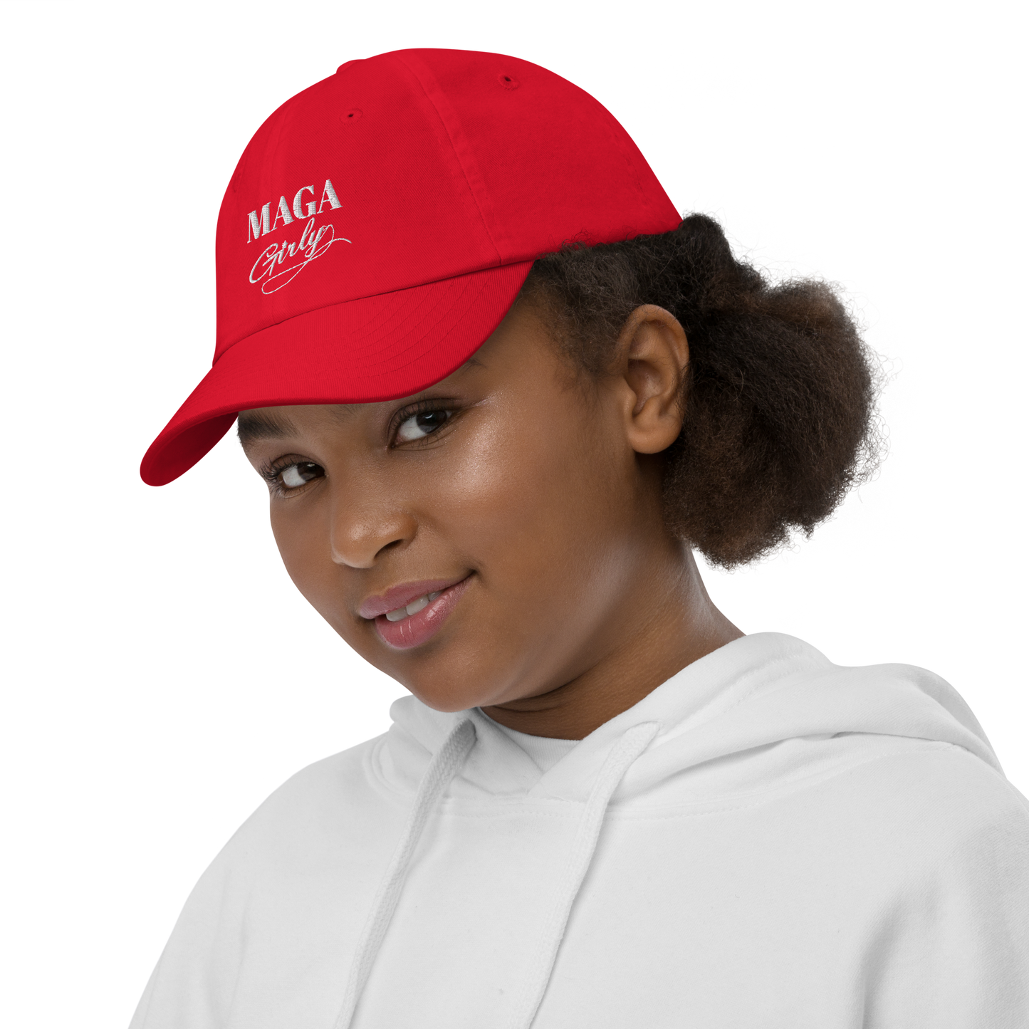 Youth MAGA Girly Baseball Hat