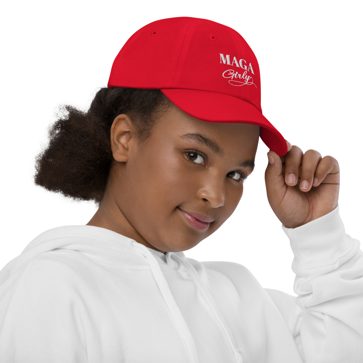 Youth MAGA Girly Baseball Hat