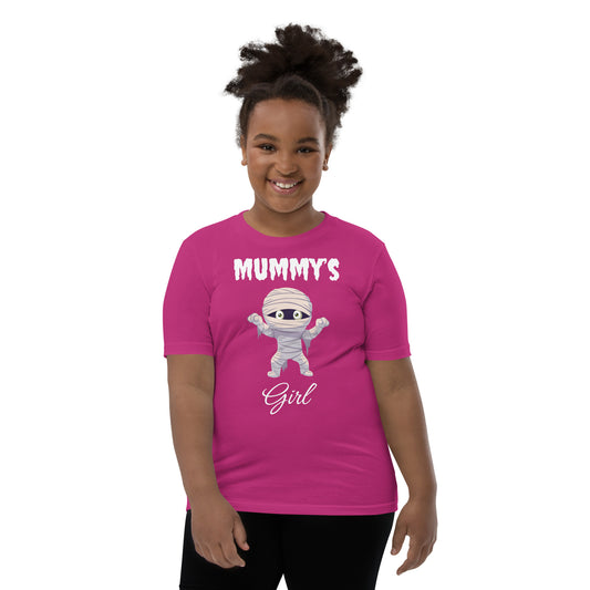 Mummy's Girl Dark Halloween Youth Shirt