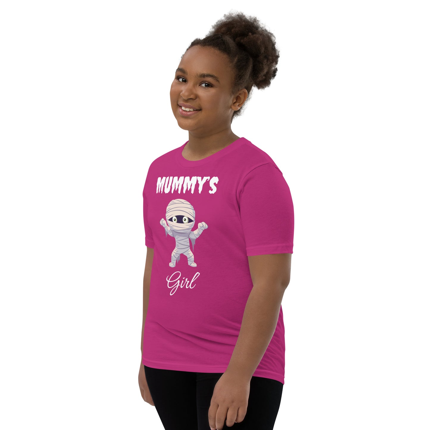 Mummy's Girl Dark Halloween Youth Shirt