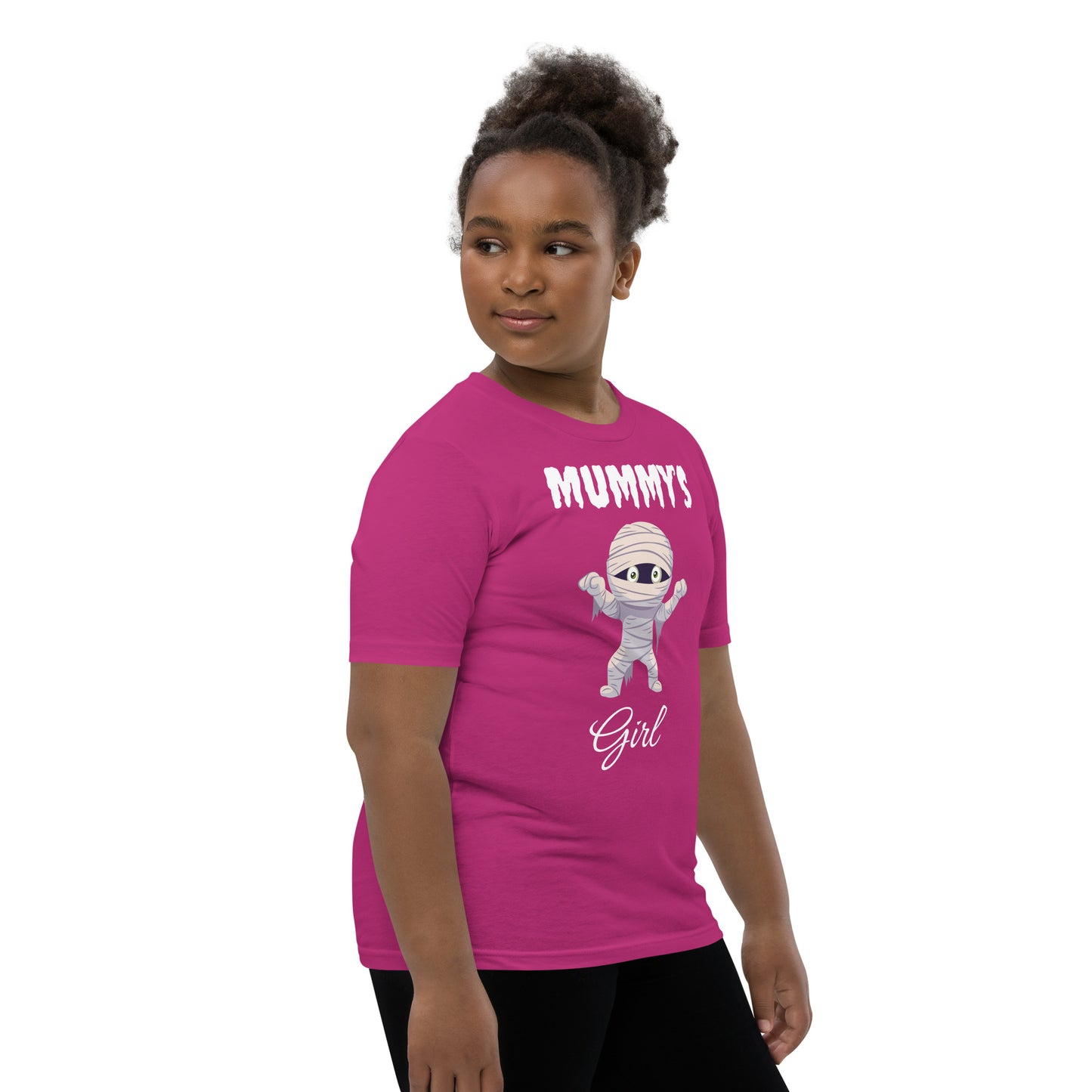 Mummy's Girl Dark Halloween Youth Shirt