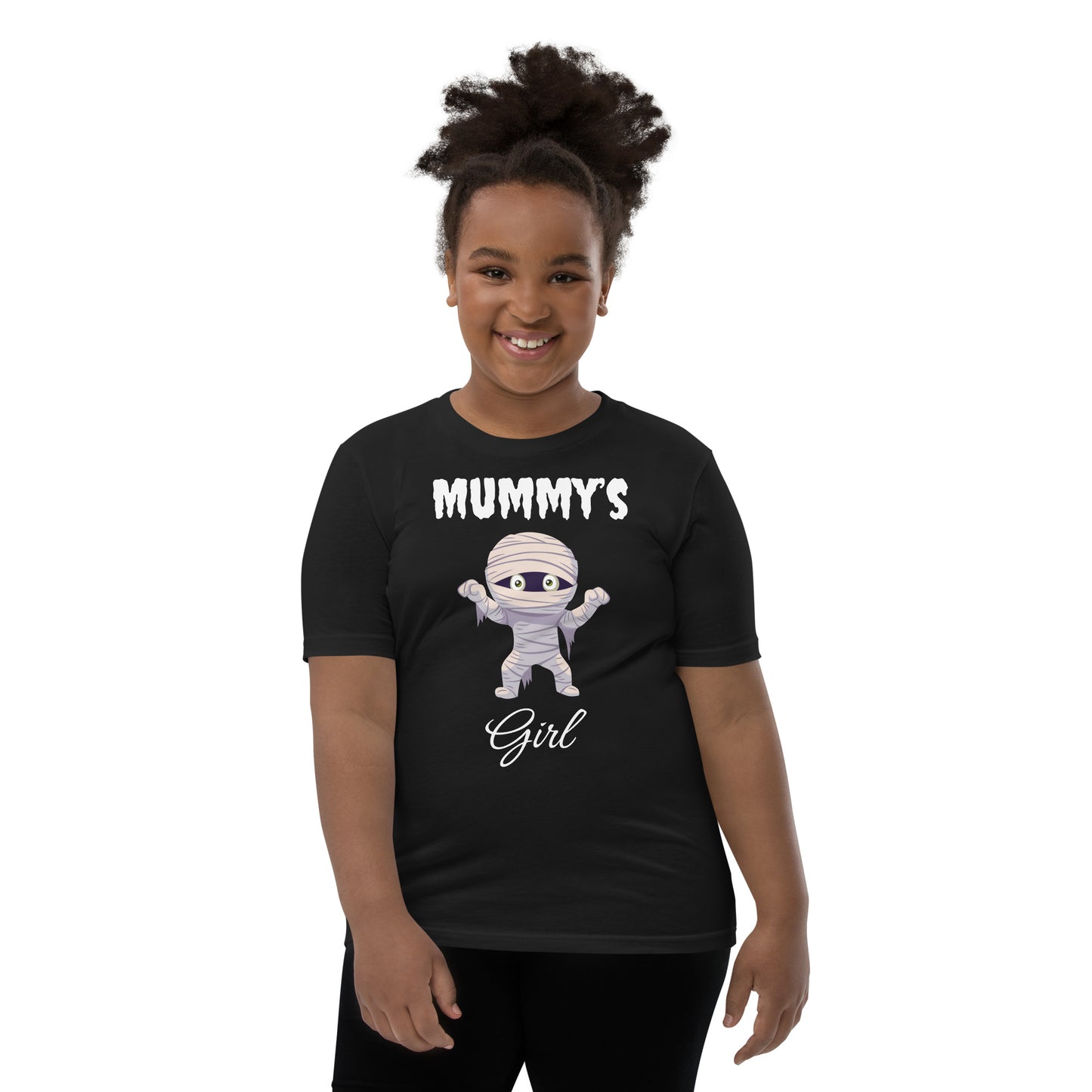 Mummy's Girl Dark Halloween Youth Shirt