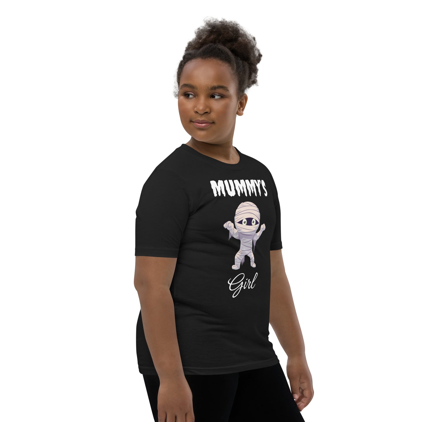 Mummy's Girl Dark Halloween Youth Shirt