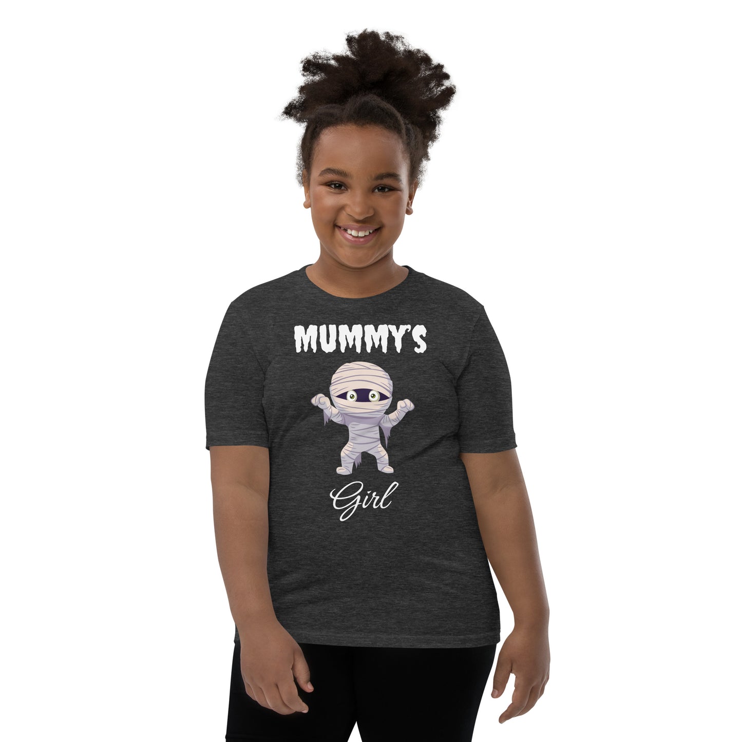 Mummy's Girl Dark Halloween Youth Shirt