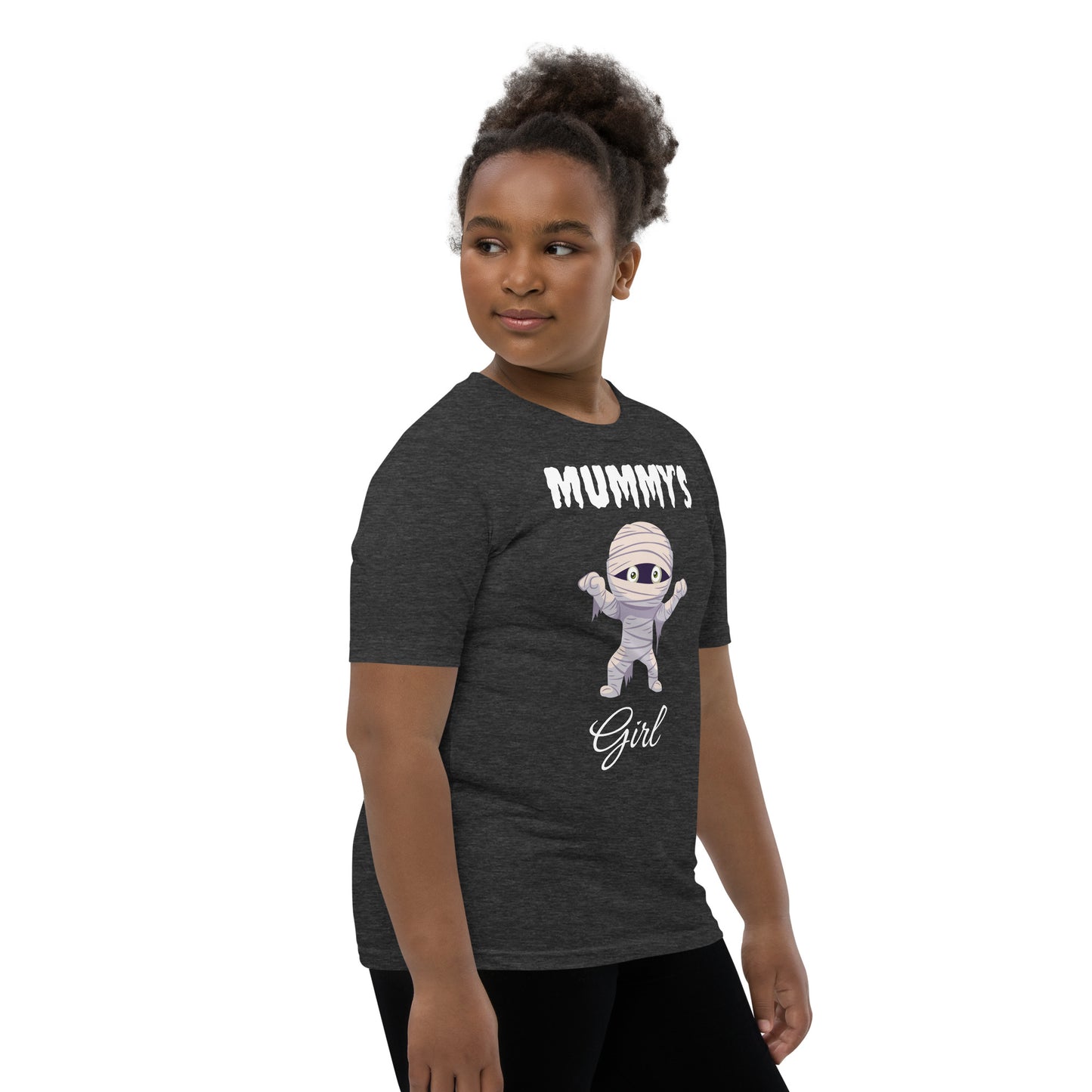 Mummy's Girl Dark Halloween Youth Shirt