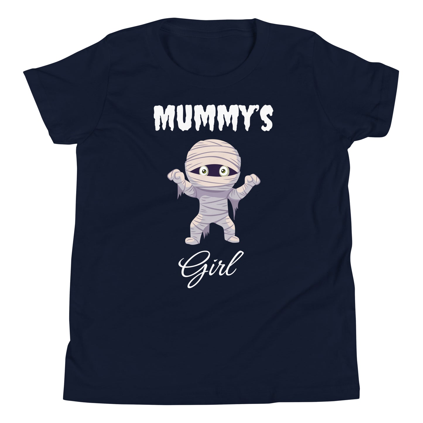 Mummy's Girl Dark Halloween Youth Shirt
