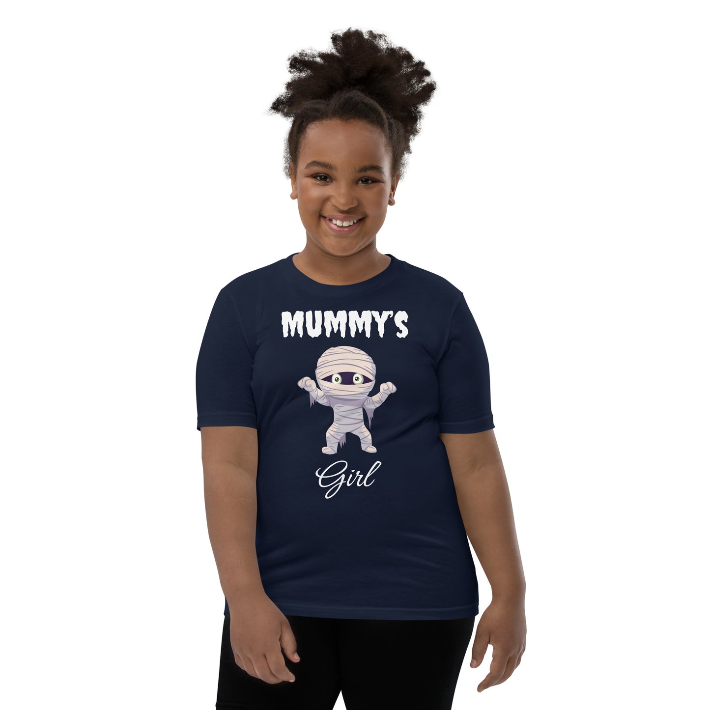 Mummy's Girl Dark Halloween Youth Shirt