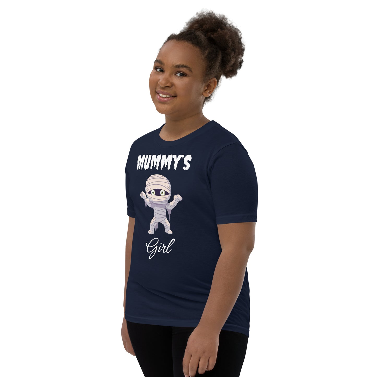 Mummy's Girl Dark Halloween Youth Shirt