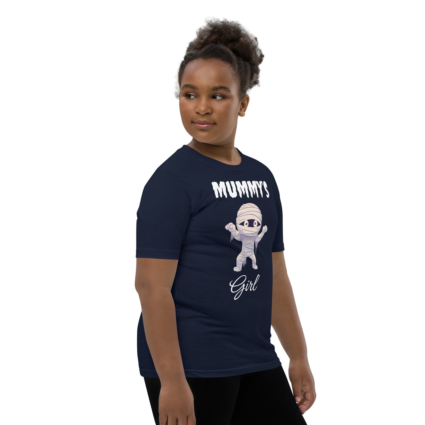 Mummy's Girl Dark Halloween Youth Shirt